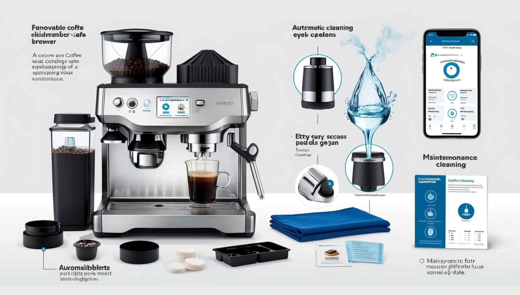 Darálós kávéfőző karbantartás teszt - tisztítás és daráló karbantartás